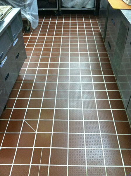 Cheddar's Cafe Grout Medic Project - Work Complete