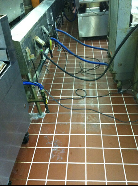 Cheddar's Cafe Grout Medic Project - In Progress 04